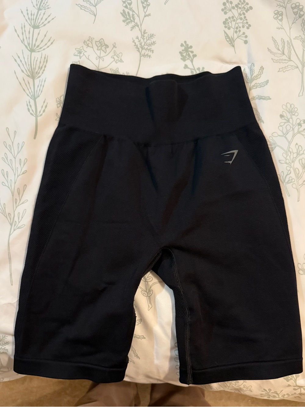 Gymshark Black High-Waist Performance Bike Shorts